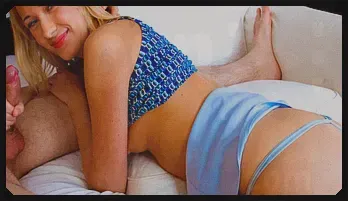 Darina Is A Beautiful Blonde Giving An All Out Handjob To Her Stud