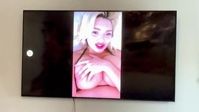 Caught Jerking off by Busty Blonde Stepmom