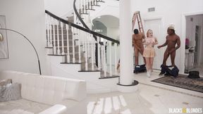 Blacksonblondes - Sweaty & Stacked Cubbi Thompson Thanks Ac Repairment with MMF Threeway