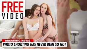 Two Brunettes Score Big on Camera as They Snap Pics