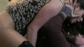 ”Hungarian COUGAR rides her partner”