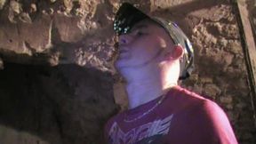 bottom in sneakers fucke dby 2 scally boys in jogging