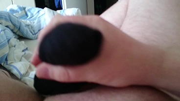 Wichsen mit Schwarzer Stinkesocke