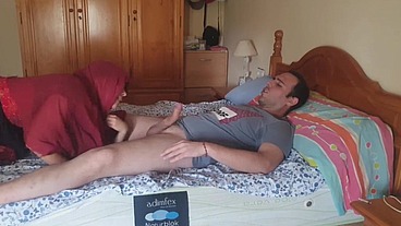 Musulmane sucking and fucking with withe man