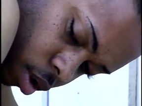 A couple of horny gay black dudes love fucking in the garden