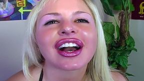 Busty blonde Andi Anderson gives a cumshot in this free &mdash;  full-length POV hand job video!