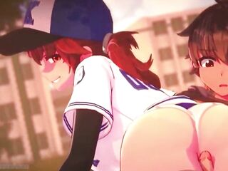 Anna Hips greater amount baseball.[AnnaAnon] [4k 60fps]