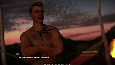 Dominos Beach 12: Riley'_s Blindfold Massage on John w/ Rebels