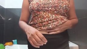 Petite Desi Mia Z Masturbates Outdoors on a Hike