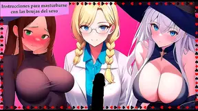 Sensual Witch Dominates in Steamy Spanish Hentai JOI Fantasy