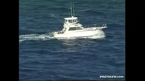 Vintage brunette Kathy Kash loves anal three-way