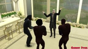 el matrimonio de bulma episodio 2 hermosa esposa recien casada en su boda le toman fotos eroticas al frente de su marido cornudo follada por el viejo netorare hentai