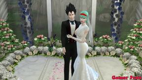 el matrimonio de bulma episodio 2 hermosa esposa recien casada en su boda le toman fotos eroticas al frente de su marido cornudo follada por el viejo netorare hentai