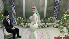 el matrimonio de bulma episodio 2 hermosa esposa recien casada en su boda le toman fotos eroticas al frente de su marido cornudo follada por el viejo netorare hentai