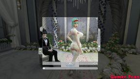el matrimonio de bulma episodio 2 hermosa esposa recien casada en su boda le toman fotos eroticas al frente de su marido cornudo follada por el viejo netorare hentai