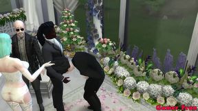 el matrimonio de bulma episodio 2 hermosa esposa recien casada en su boda le toman fotos eroticas al frente de su marido cornudo follada por el viejo netorare hentai