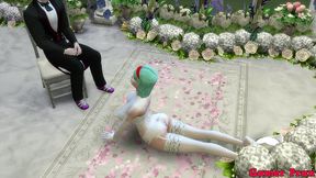 el matrimonio de bulma episodio 2 hermosa esposa recien casada en su boda le toman fotos eroticas al frente de su marido cornudo follada por el viejo netorare hentai