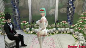 el matrimonio de bulma episodio 2 hermosa esposa recien casada en su boda le toman fotos eroticas al frente de su marido cornudo follada por el viejo netorare hentai