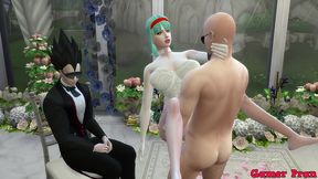 el matrimonio de bulma episodio 2 hermosa esposa recien casada en su boda le toman fotos eroticas al frente de su marido cornudo follada por el viejo netorare hentai