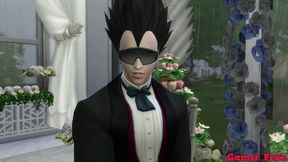 el matrimonio de bulma episodio 2 hermosa esposa recien casada en su boda le toman fotos eroticas al frente de su marido cornudo follada por el viejo netorare hentai