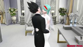 el matrimonio de bulma episodio 2 hermosa esposa recien casada en su boda le toman fotos eroticas al frente de su marido cornudo follada por el viejo netorare hentai