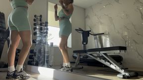 I catch you perving on me in the gym and turn you into my sub, smell my socks and trainers