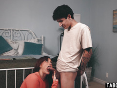 Middle Eastern stepmom MILF caught pussy squirting by her stepson