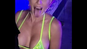 Blonde Raver Slut Sucks And Fucks You On Rooftop