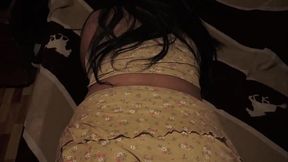 Mi padrastro me embaraza y yo no tuve opcion que dejarme llenar la conchita de leche para cumplirle su fantasia ALISONGONZALEZ26