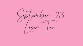 Sept '23 Loser Tax