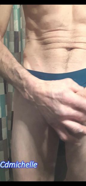 Crossdresser Michelle Found a Pair of Stepdaughters Panties Laying on Laundry Room Floor Had to Try Them on