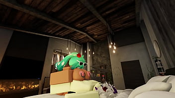 Riding A Lusty Dark-Haired Chick Obsessed With Cream &#x00A6; Roblox Condo Session 3