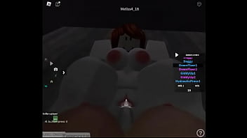 Follando a mi novia en Roblox