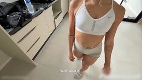 Seduced the delivery guy with my perfect ass!