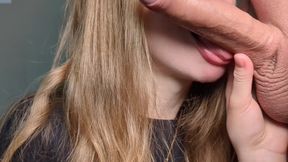 I Sucked Well and Got a Big Portion of Cum in My Mouth