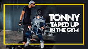 Tonny Taped Up at the Gym! (1080p) Gay Bondage - Gay Domination - Tape Bondage - Punching - Gym - Duct Tape - BDSM - C4SBondage26