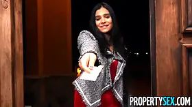 Propertysex truck driver plows real estate agent
