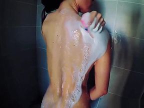 Getting Soapy And Naughty With Her Toy In The Shower