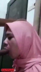 BJ Assistant Hijab Until It Comes Out of the Mouth