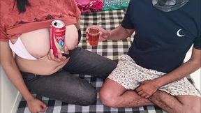 Girlfriend came for breakup party on Valentine's Day and said, fuck me (dirty hindi talking)