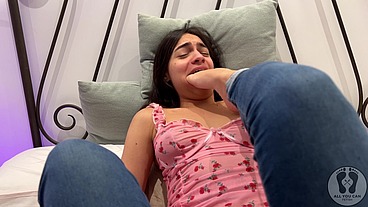 REBECA ADDAMS 4K NOSE BETWEEN TOES ROMANCE FOOT SM0 THER