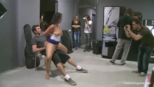 Slapper Princess Donna Takes a Hard Slam in Her Wet Minge