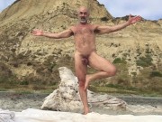NAKED YOGA for BETTER SEX at the BEACH! #3