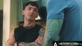 Derek Kage And Siren Santiago - Stud Comforts Lonely Stepdad Then Bends Over To Get Bred