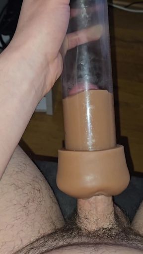 My Dick Vs Vacuum Pump - Watching It Get Bigger