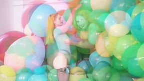 Galas Looner Printed Balloons Teasing & Popping Masspop: B2p, Nail Pop & Pin Pop - HD 1080p mp4