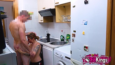 The BEST ASS in amateur porn. Tania Lopez fucks a friend in her kitchen on FAKings