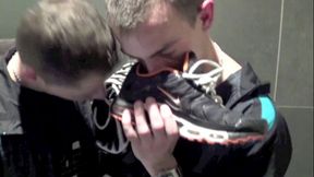 Scally boy fuck in sneakers