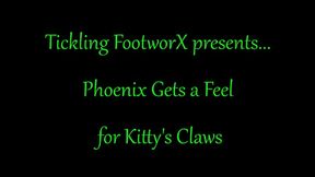 Phoenix Gets a Feel for Kitty's Claws