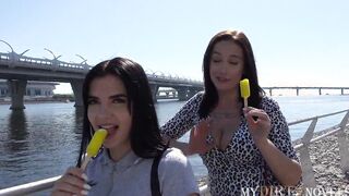 Dark Hair lured in anal sex with classy MILF and her